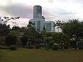 View of Hidalgo and Rizal Tower from Bel-Air Park